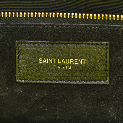 Saint Laurent Calfskin Small Sac De Jour Bag Neon Yellow 6 of 25