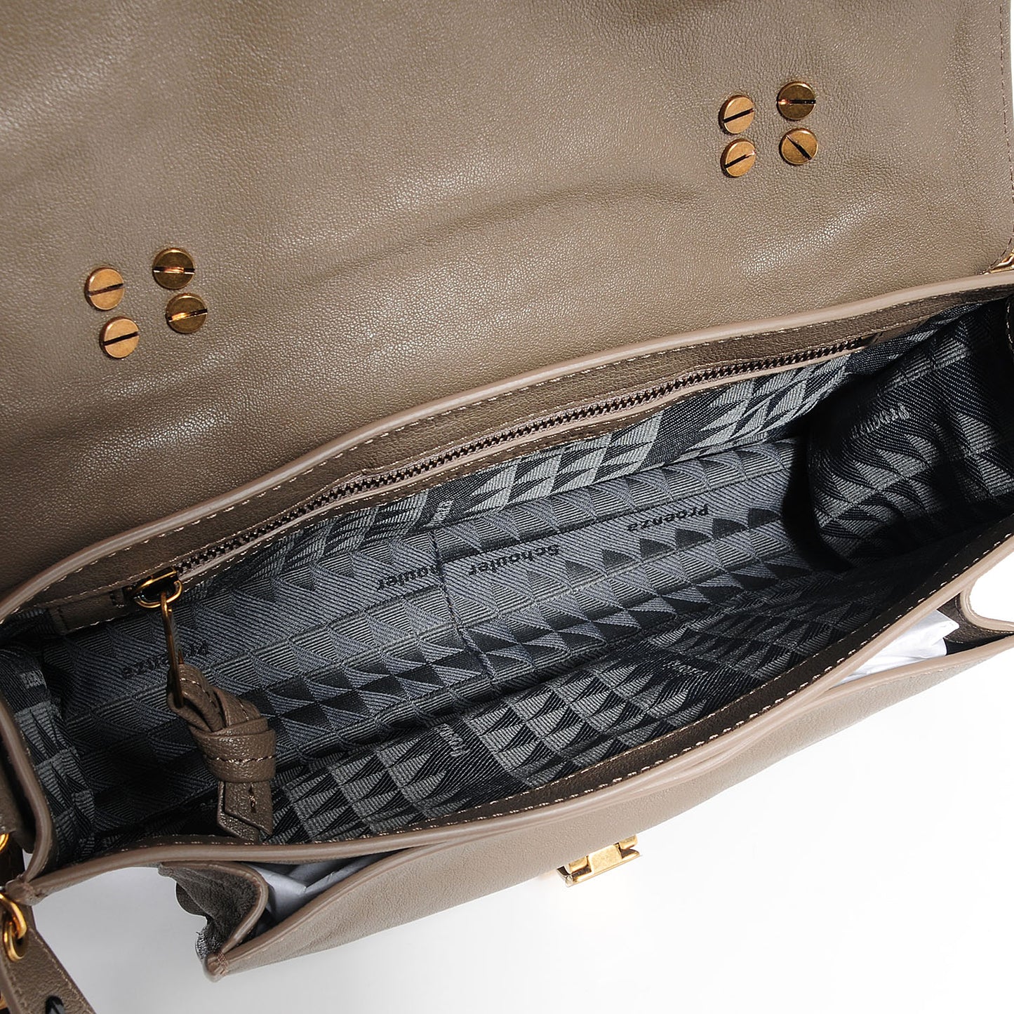 Lambskin PS1 Tiny Satchel Smoke