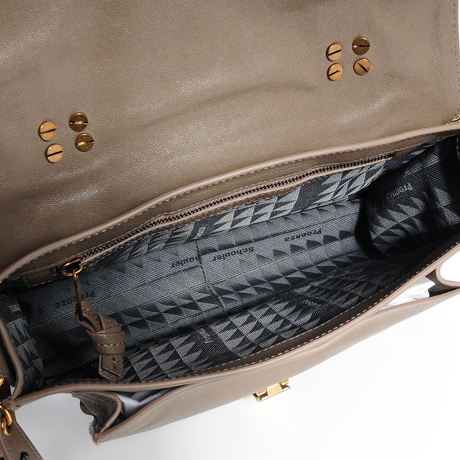 Proenza Schouler Lambskin PS1 Tiny Satchel Smoke 14 of 19