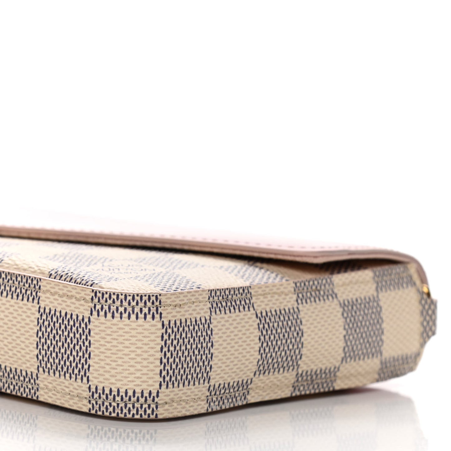 Damier Azur Calfskin Pochette Felicie Eau de Rose