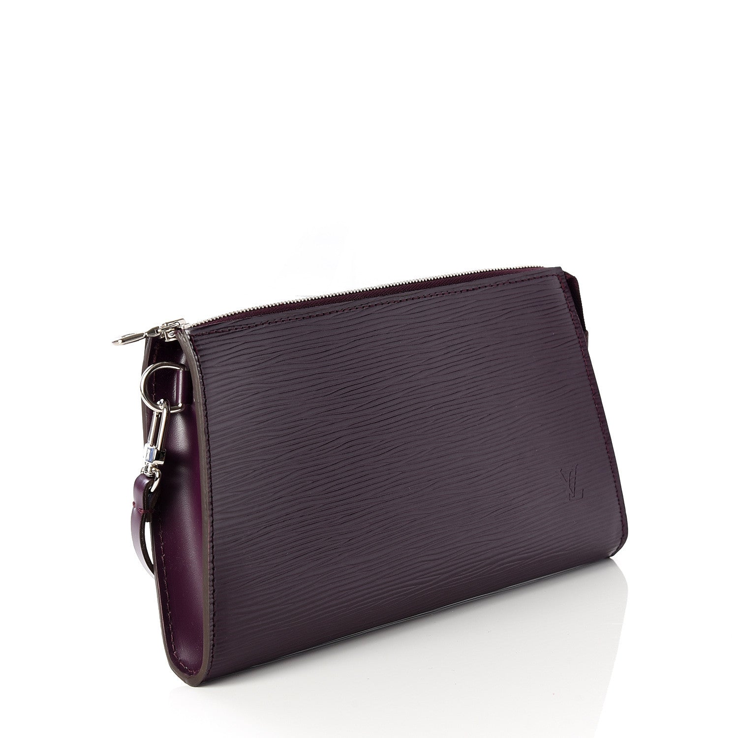 Louis Vuitton Epi Pochette Accessories 24 Cassis 2 of 8