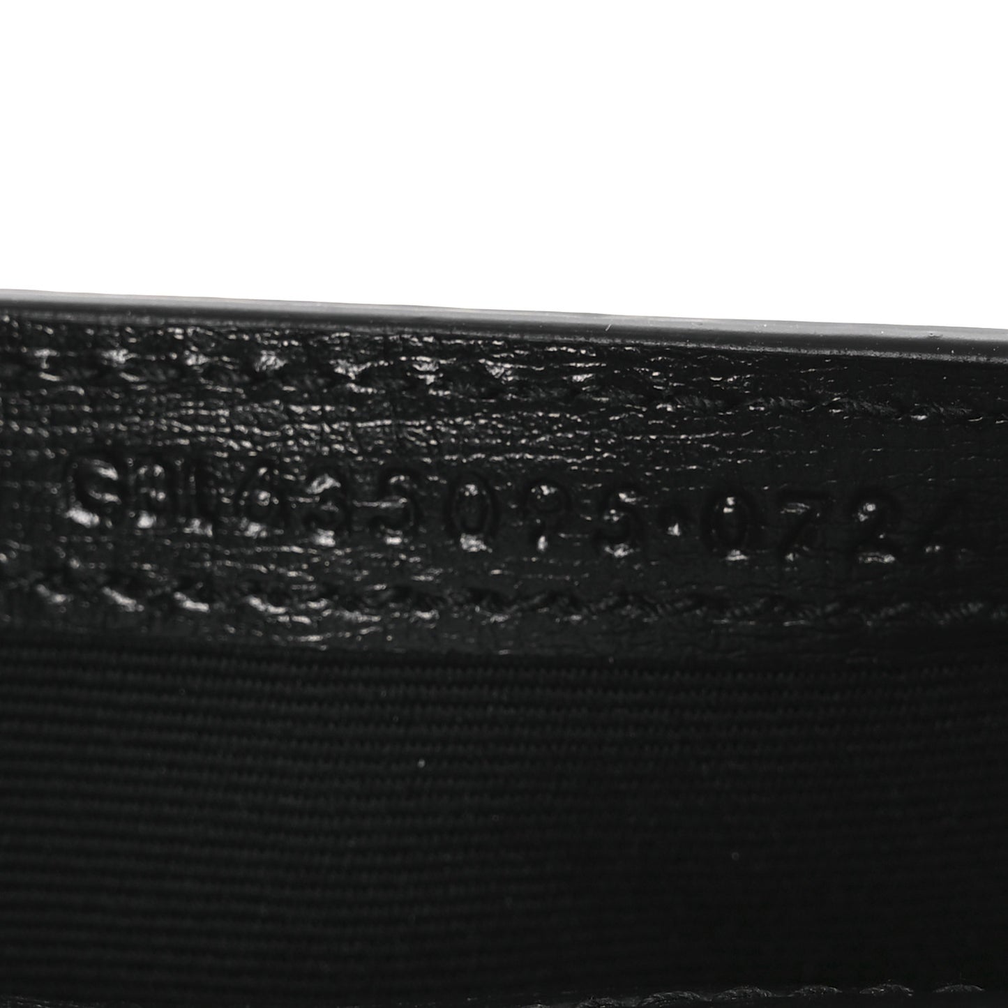 Smooth Calfskin Monogram Phone Holder Crossbody  Black