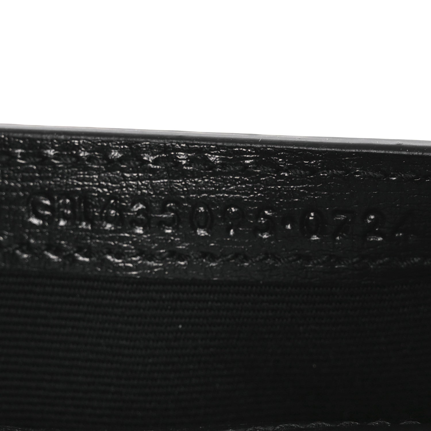 Saint Laurent Smooth Calfskin Monogram Phone Holder Crossbody  Black 7 of 10