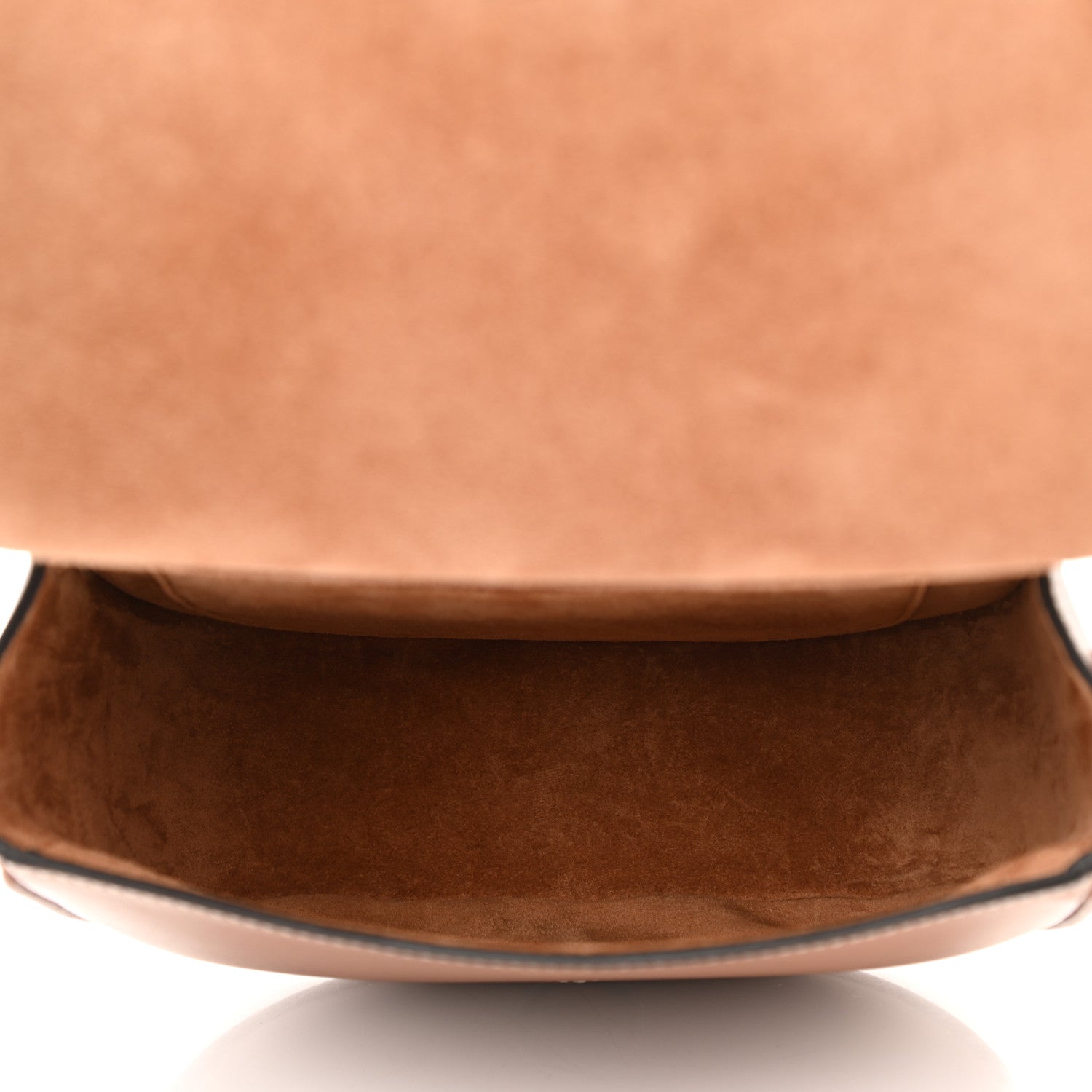 Celine Smooth Calfskin Cuir Triomphe Folco Crossbody Bag Tan 5 of 11