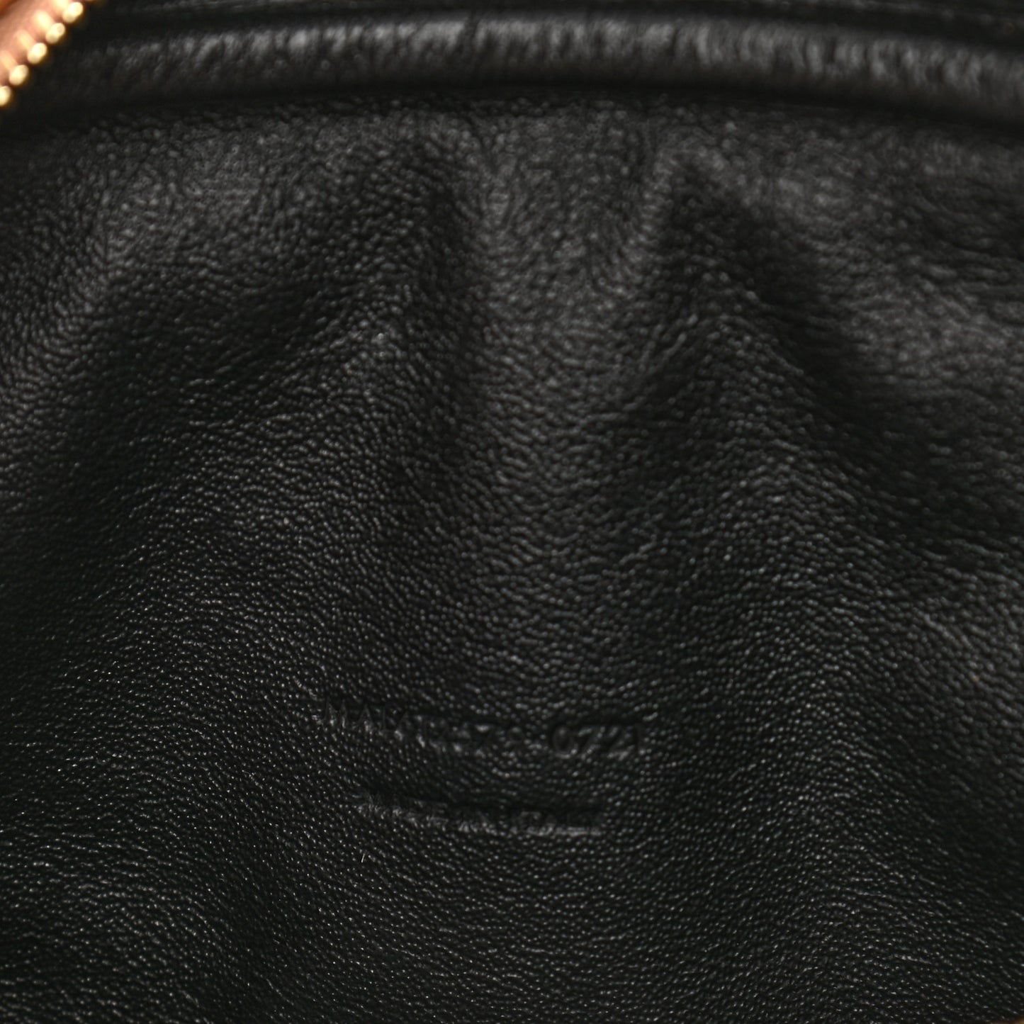 Grain De Poudre Matelasse Monogram Mini Lou Camera Bag Dark Natural
