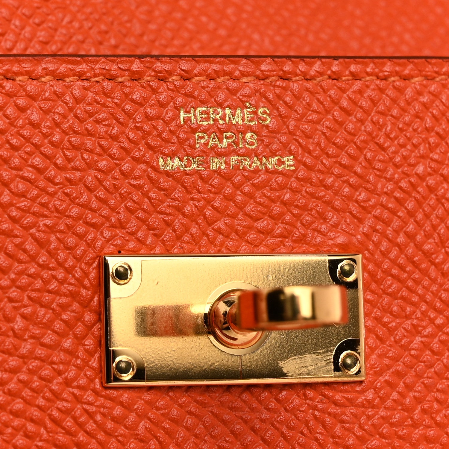 Hermes Epsom Kelly Longue Wallet Orange 6 of 9