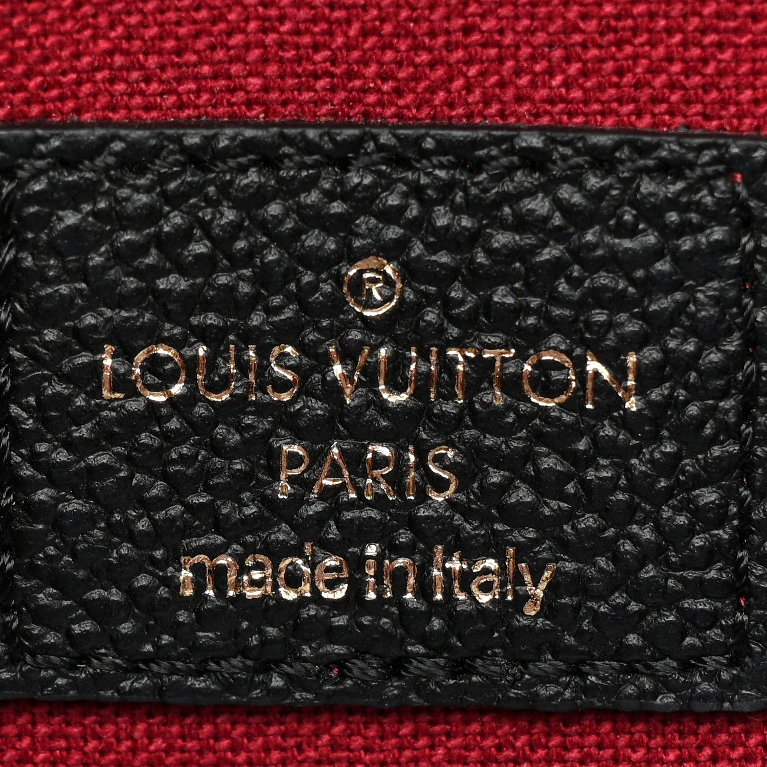 Louis Vuitton Empreinte Monogram Giant Felicie Pochette Black Beige 6 of 16