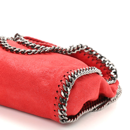 Stella McCartney Shaggy Deer Mini Falabella Fold Over Tote Red 7 of 7