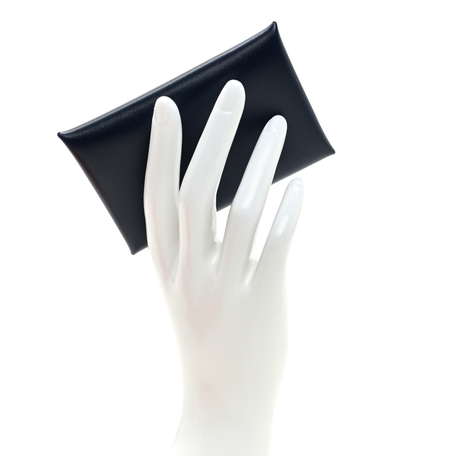 Hermes Box Calvi Card Case Bleu Abysse 2 of 6