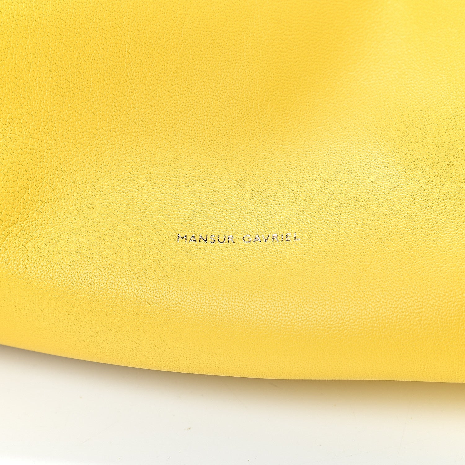 Mansur Gavriel Lambskin Oversized Tote Yellow 6 of 12