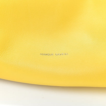 Mansur Gavriel Lambskin Oversized Tote Yellow 6 of 12