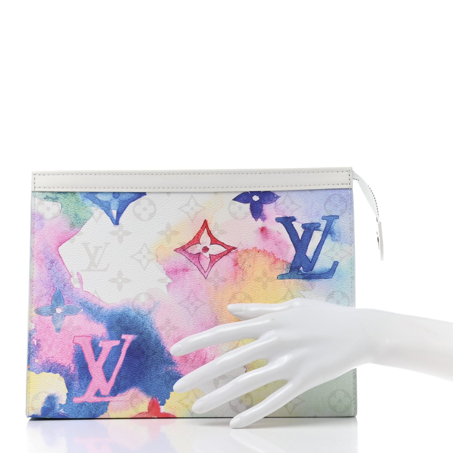 Monogram Watercolor Pochette Voyage MM Multicolor