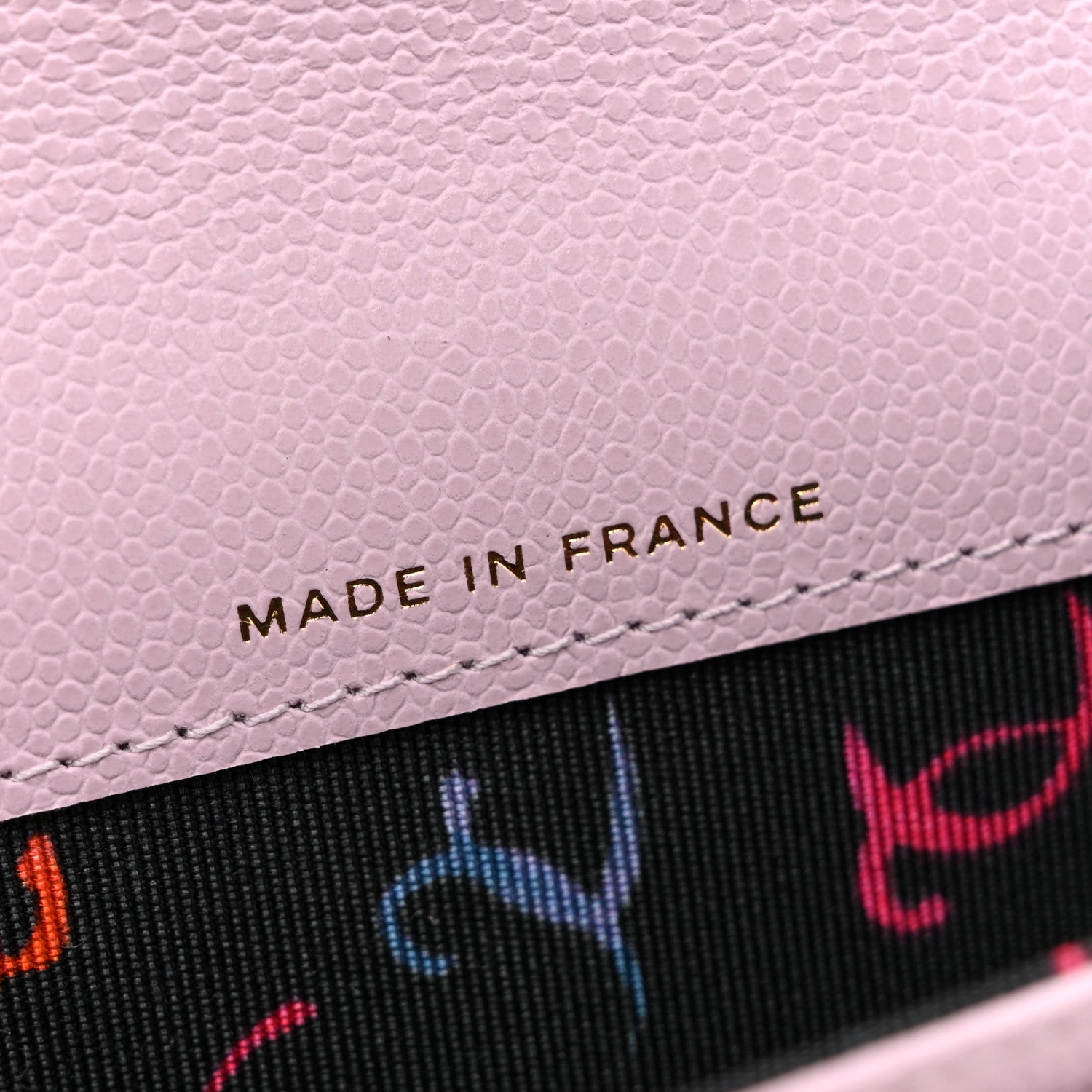 Chanel Caviar Quilted Flap Card Holder Wallet Light Purple 7 of 9