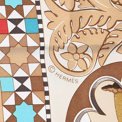 Hermes Silk Les Jardins D'Andalouise Scarf 90 5 of 9