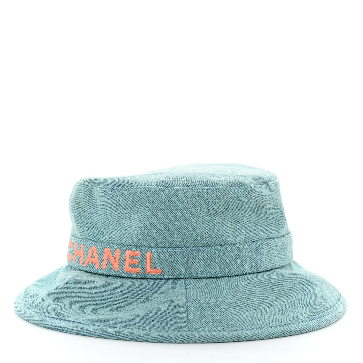 Chanel Denim CC Bucket Hat M Light Blue 6 of 8