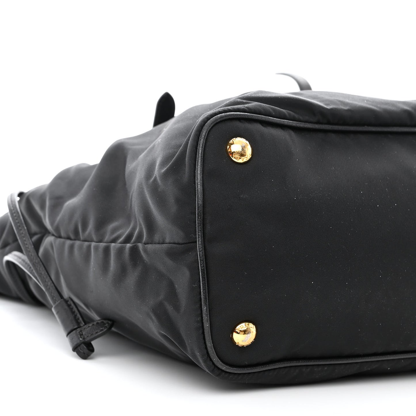 Saffiano Tessuto Nylon Tote Black