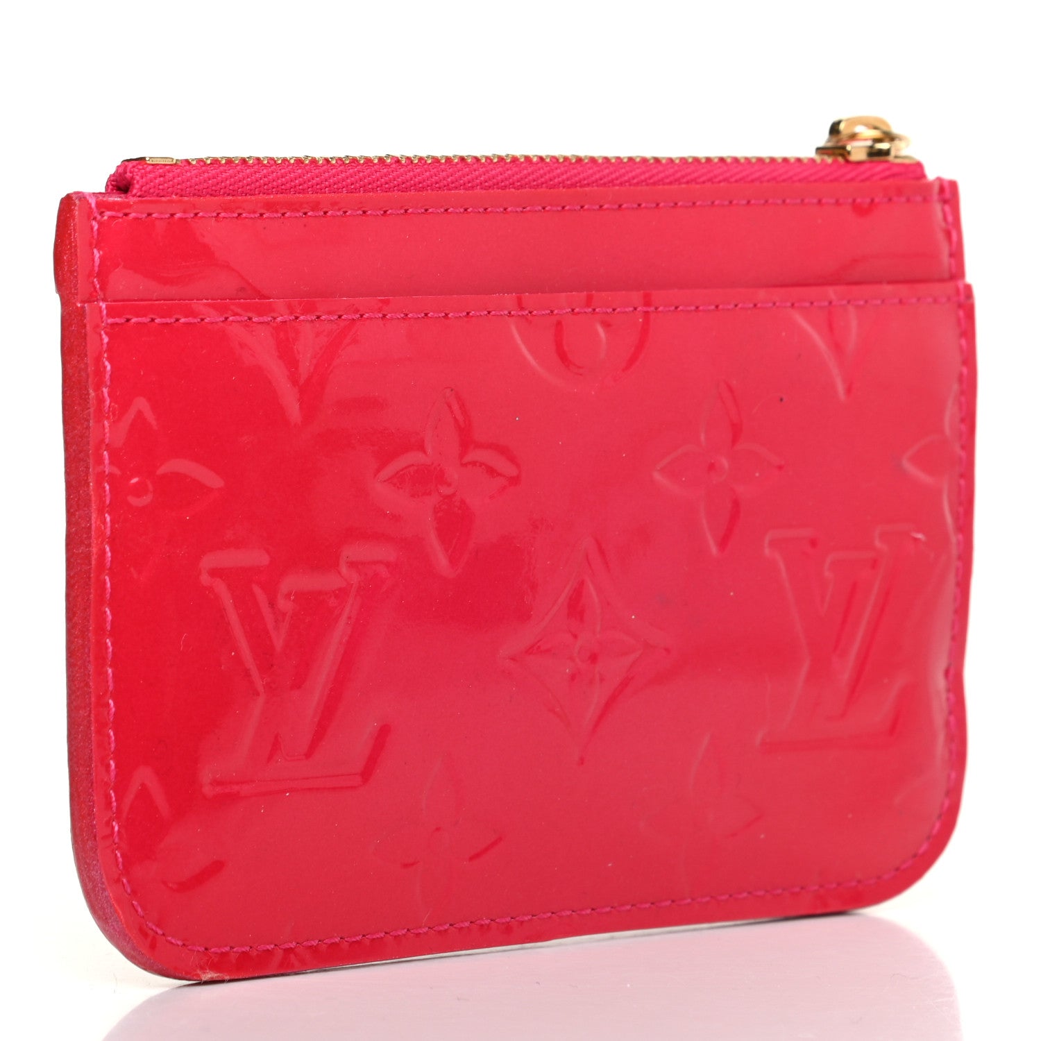 Louis Vuitton Vernis Key Pouch Rose Pop 3 of 7