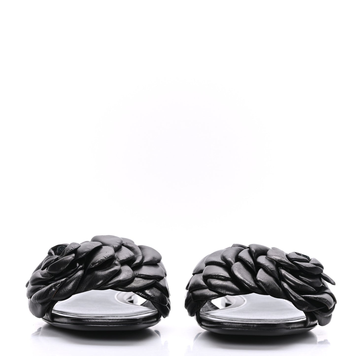 Nappa Atelier 03 Rose Edition Slide Sandals 37 Black
