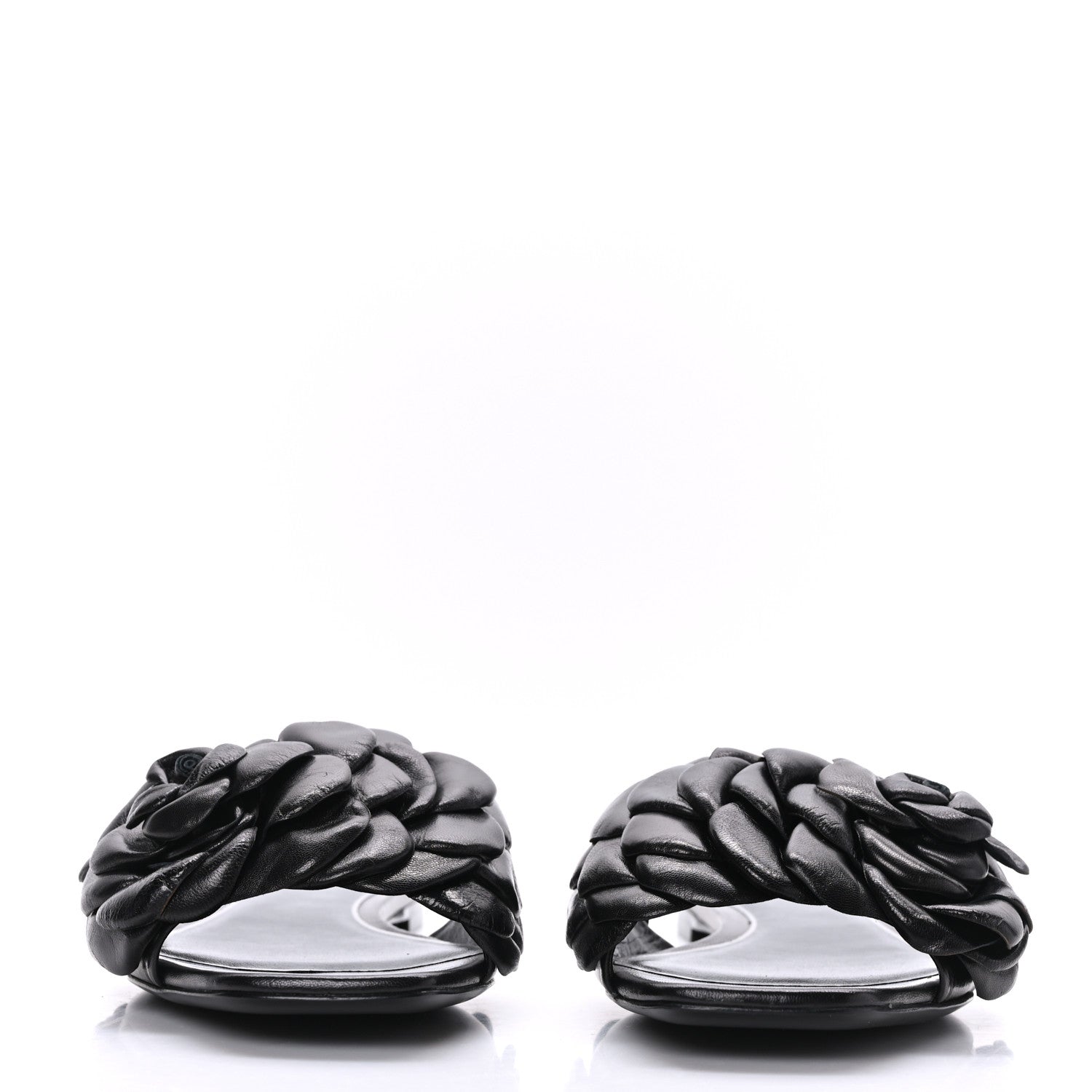 Valentino Garavani Nappa Atelier 03 Rose Edition Slide Sandals 37 Black 2 of 8