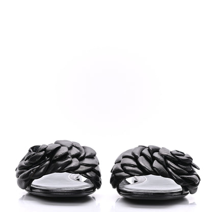 Valentino Garavani Nappa Atelier 03 Rose Edition Slide Sandals 37 Black 2 of 8