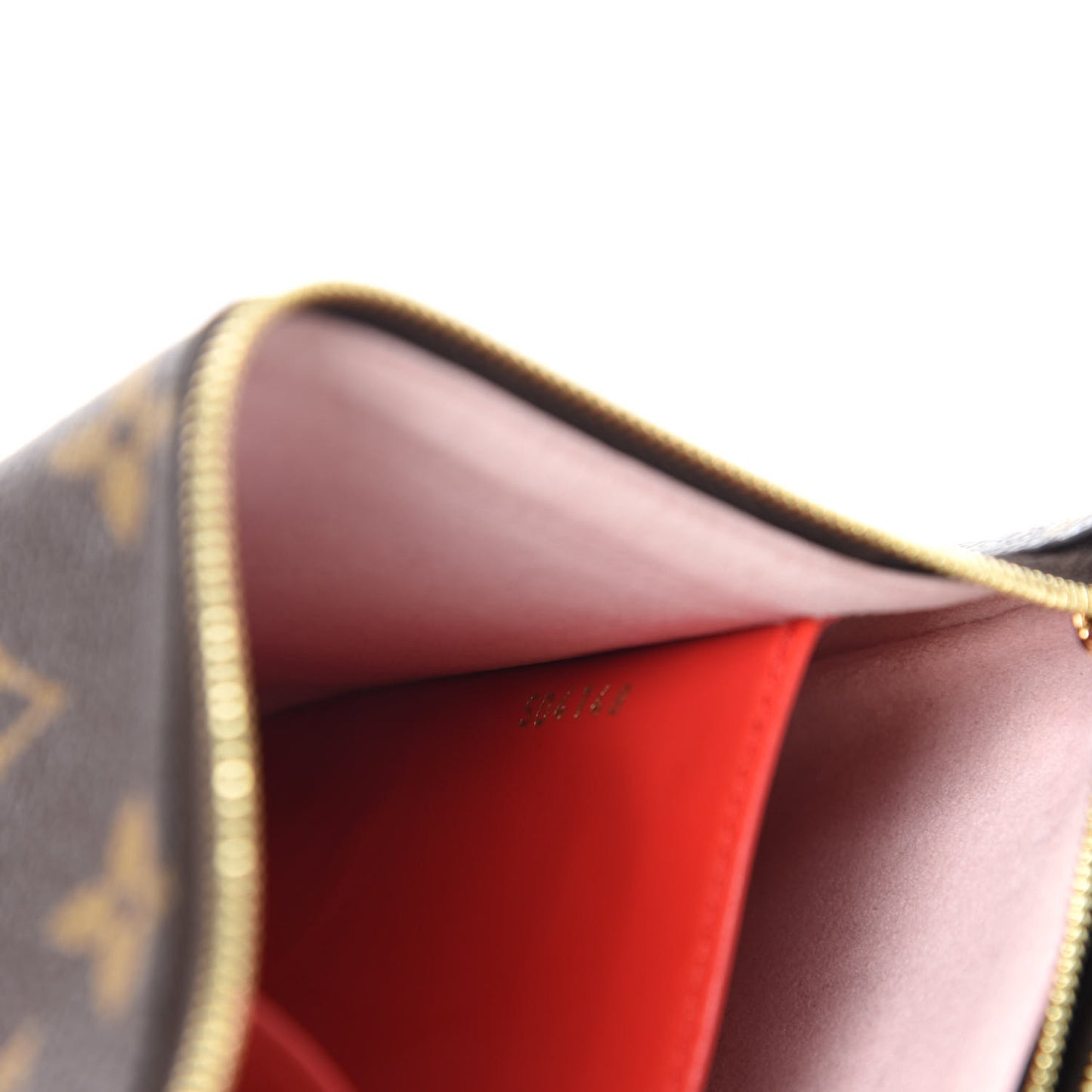Monogram Blooming Flowers Double Zip Pochette