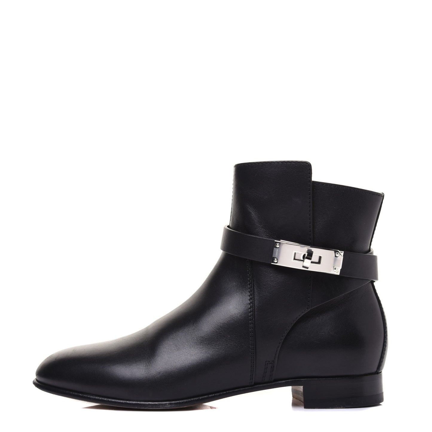 Calfskin Neo Low Boots 35 Black