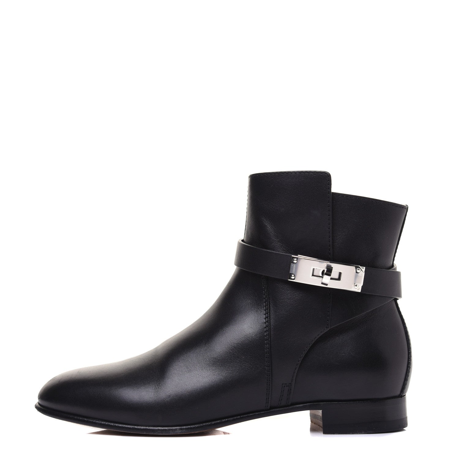 Hermes Calfskin Neo Low Boots 35 Black 1 of 11