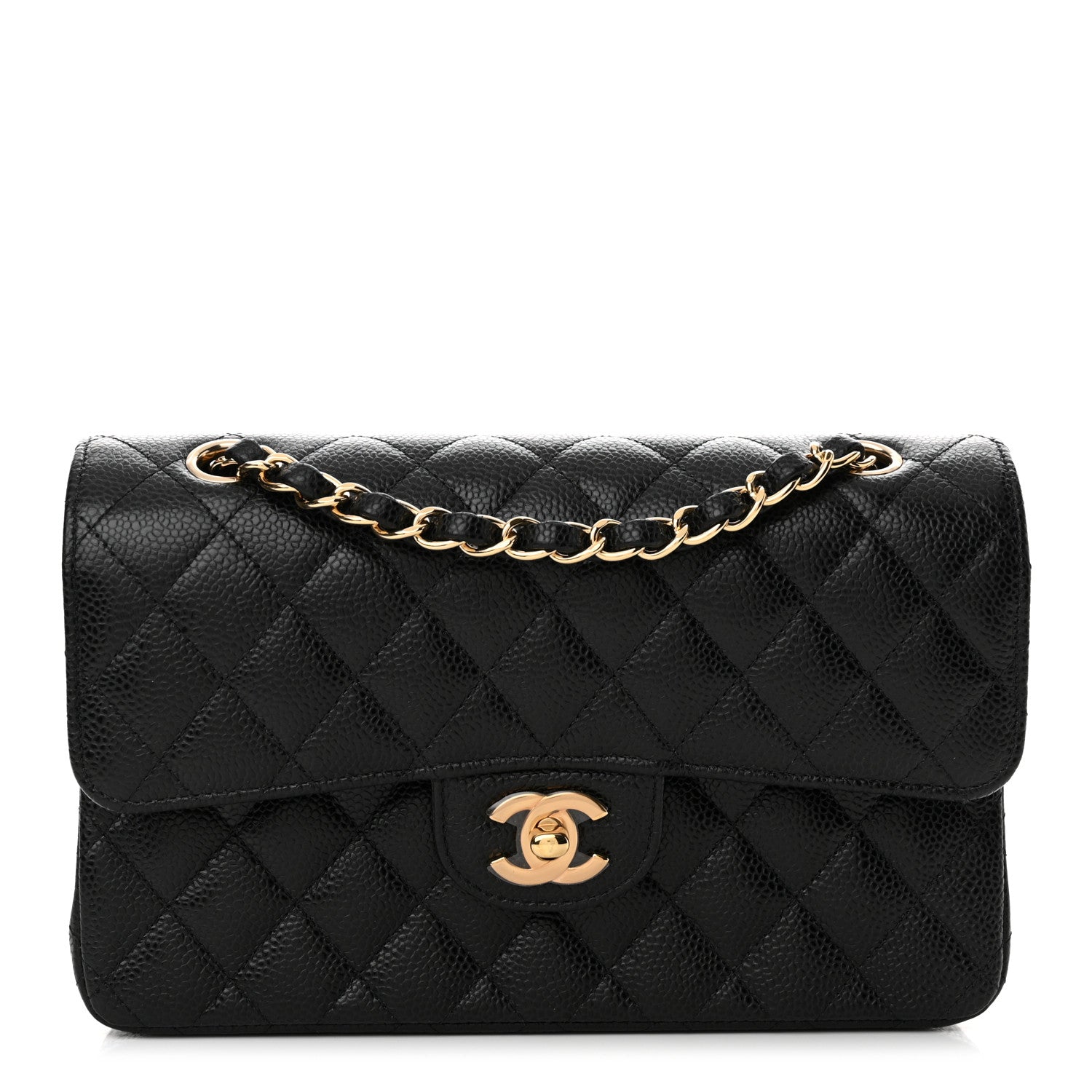 Chanel Caviar Quilted Small Double Flap Black 1 of 10