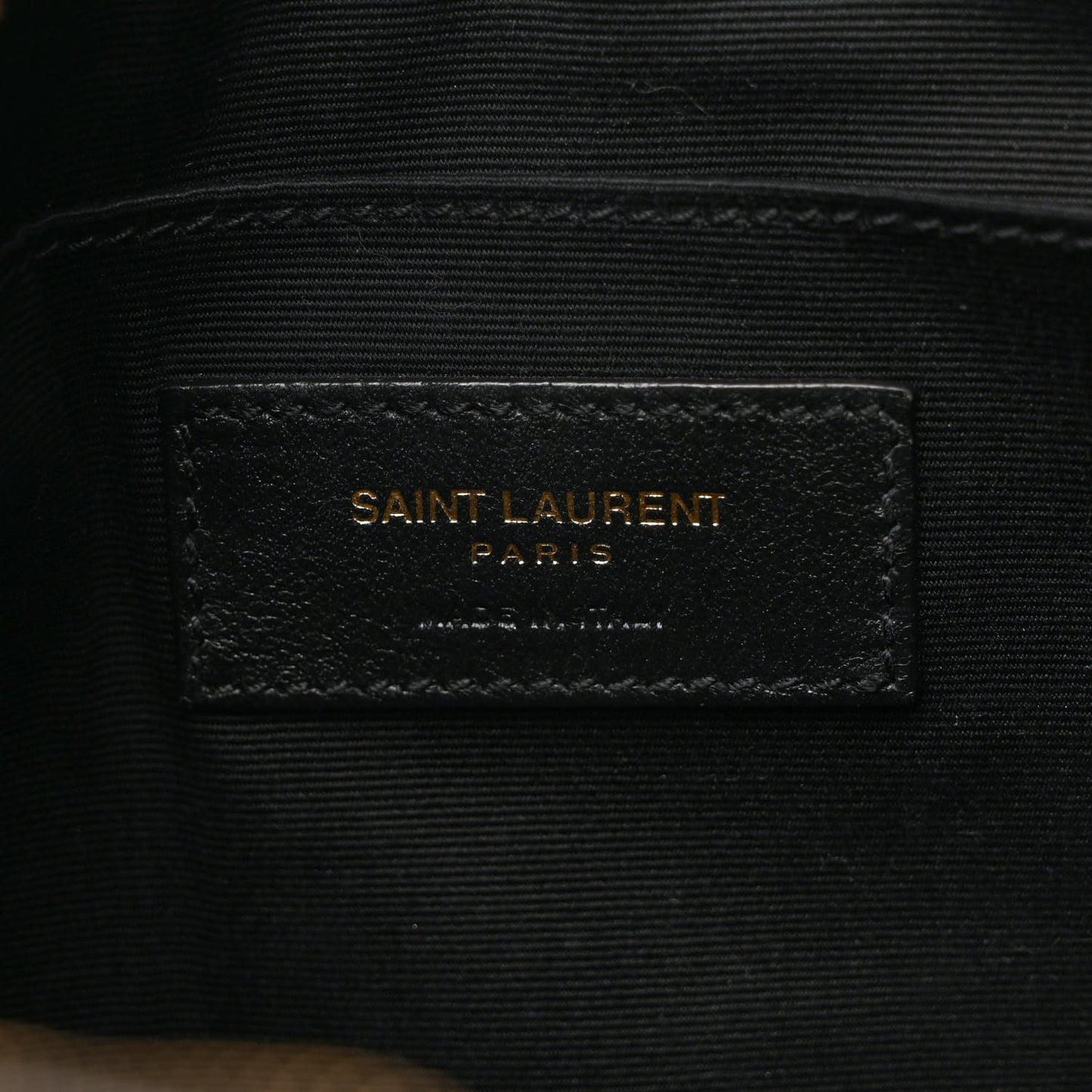 Suede Calfskin Monogram Lou Camera Bag Black