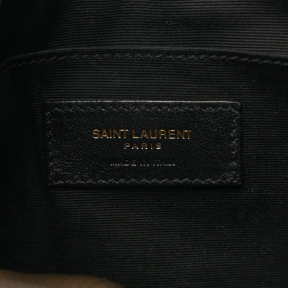 Saint Laurent Suede Calfskin Monogram Lou Camera Bag Black 6 of 8