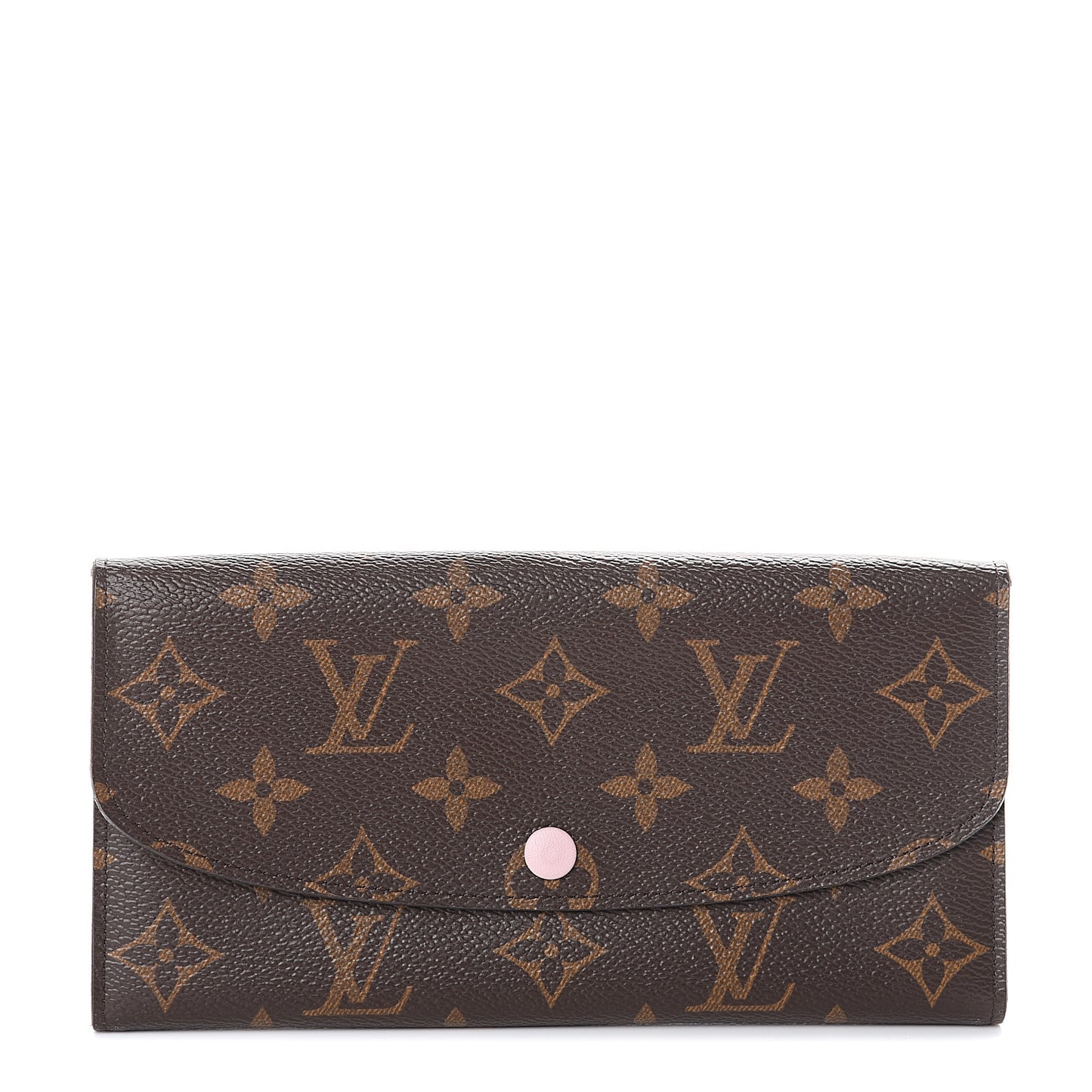 Monogram Emilie Wallet Rose Ballerine