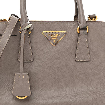 Prada Saffiano Small Galleria Double Zip Tote Argilla 7 of 15