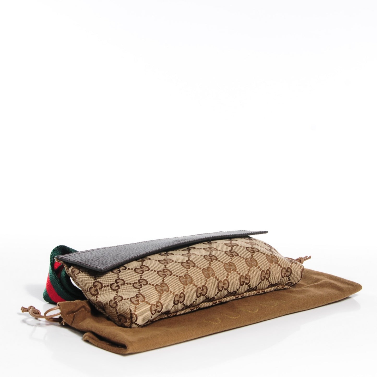Monogram Pouch Bag Dark Brown