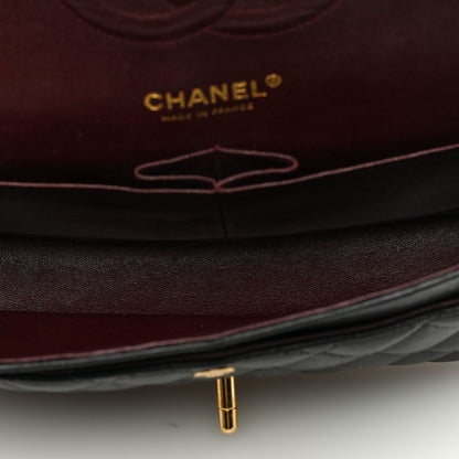 Chanel Lambskin Quilted Medium Double Flap Black 5 of 9