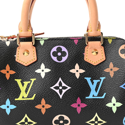 Louis Vuitton Monogram Multicolor Mini Sac HL Speedy Black 7 of 10