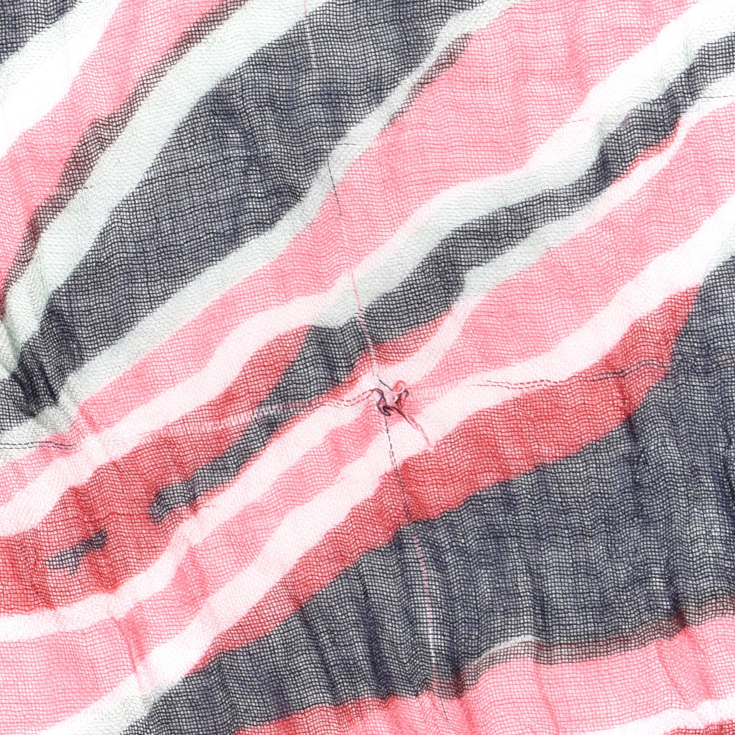 Louis Vuitton Silk Wool Zebra Shawl Pink Black 5 of 5