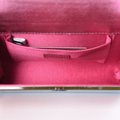 Jimmy Choo Acrylic Glitter Candy Clutch Raspberry Mix 7 of 9