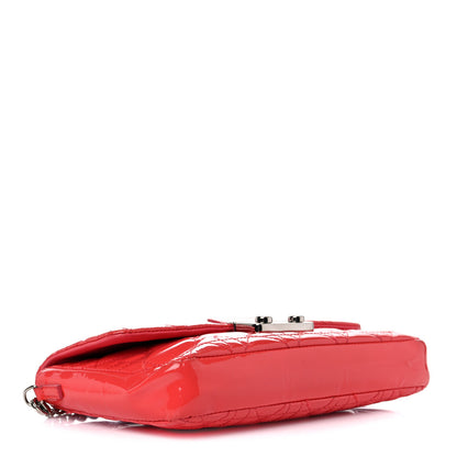 Christian Dior Patent Cannage New Lock Pouch Coral 4 of 17