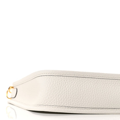 Hermes Taurillon Clemence Amazone Evelyne TPM New White 9 of 11