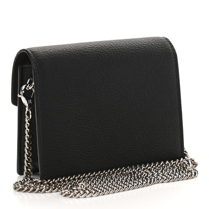 Louis Vuitton Soft Calfskin Mini My Lockme Chain Pochette Black 3 of 8