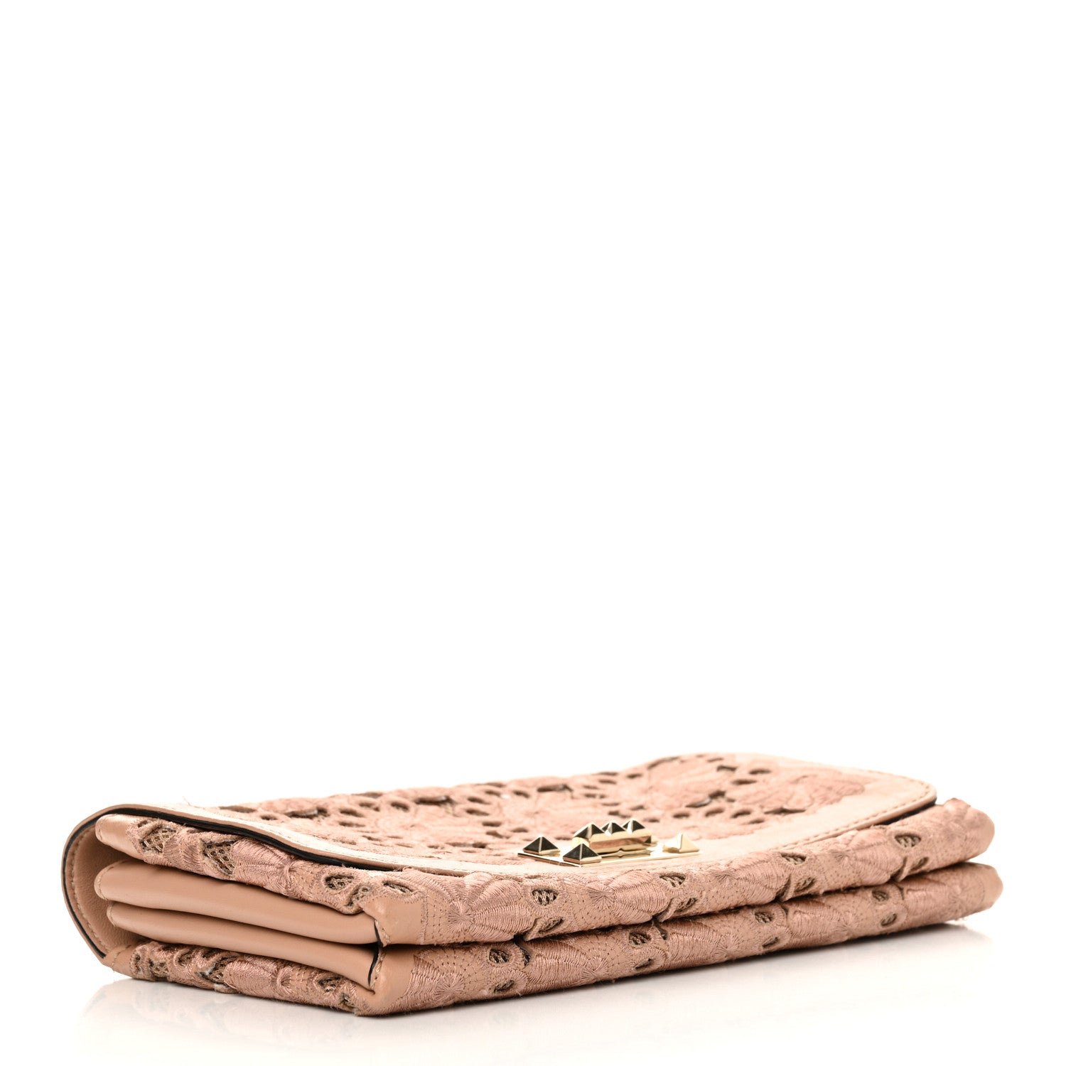 Valentino Garavani Nappa Lace Girello Flap Blush 4 of 13