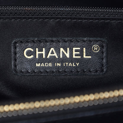 Chanel Caviar Quilted XL Grand Shopping Tote GST Black 6 of 8