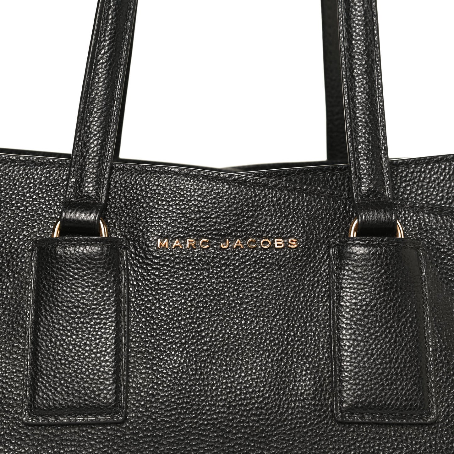 Pebbled Calfskin Tote Black