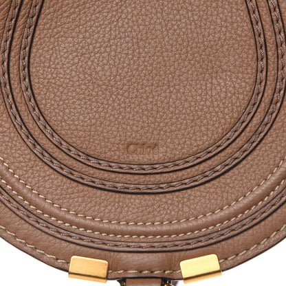 Chloe Calfskin Mini Marcie Round Crossbody Bag Nut 9 of 9