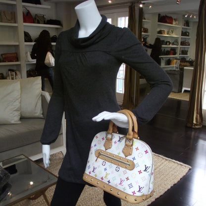 Louis Vuitton Monogram Multicolor Alma White 2 of 9