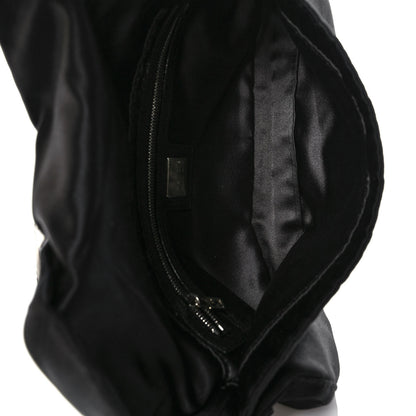 Fendi Satin Crystal Baguette Black 5 of 11