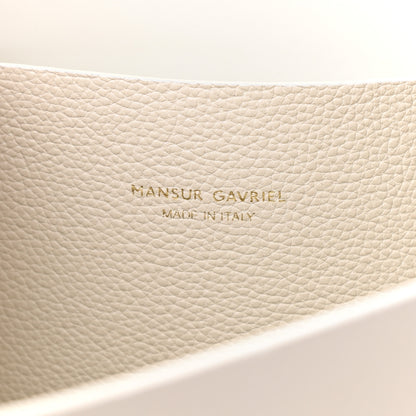 Mansur Gavriel Pebbled Calfskin Small Hobo Creme 6 of 9