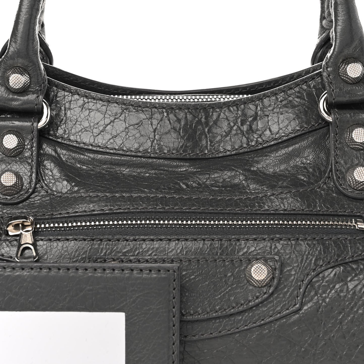 Agneau Giant 12 Silver Hardware First Gris Fossile
