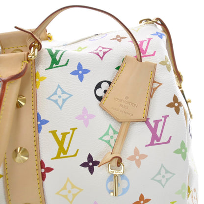 Louis Vuitton Monogram Multicolor Keepall 45 White 10 of 13