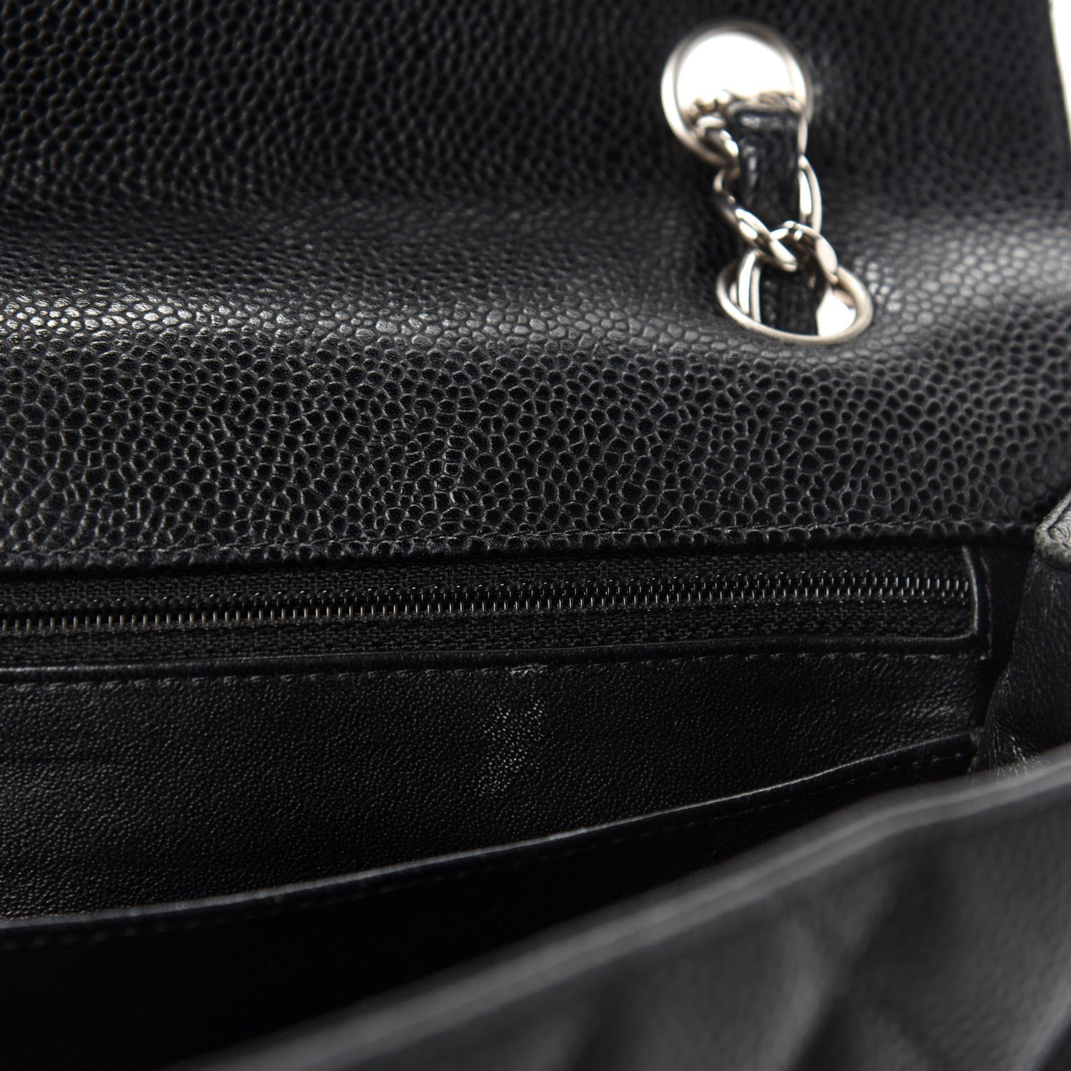 Chanel Caviar Quilted Maxi Single Flap Black 10 of 13